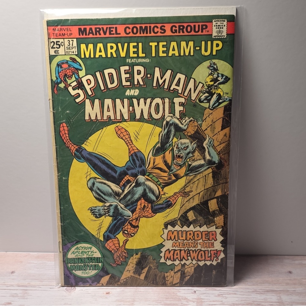 Marvel Comics Marvel Team-Up #37 Spider-Man Man-Wolf 1975 Gerry Conway Gil Kane